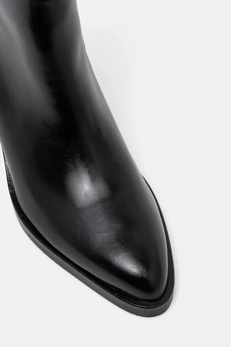 stivali in pelle DICKINSON CUIR Nero miniatura 4