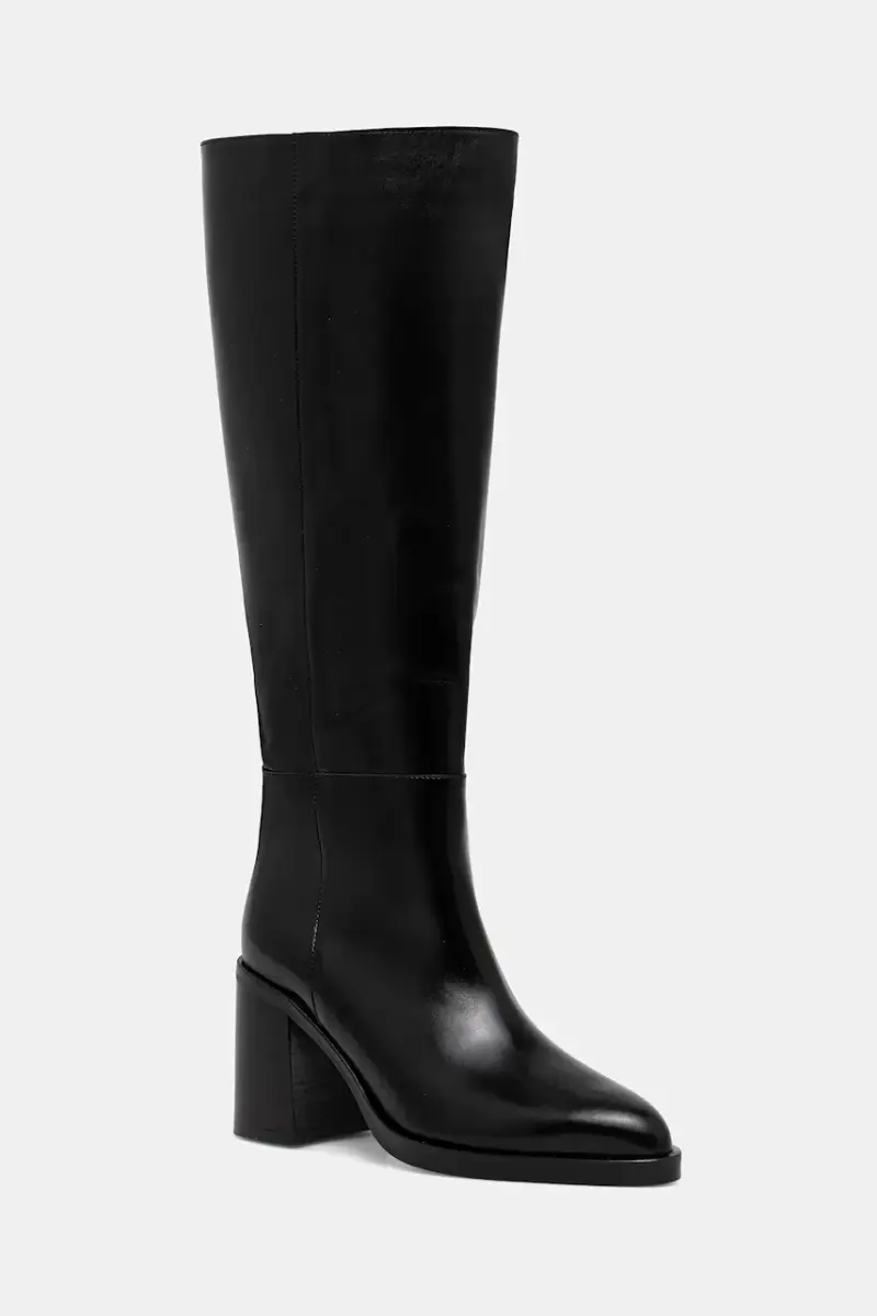 stivali in pelle DICKINSON CUIR Nero