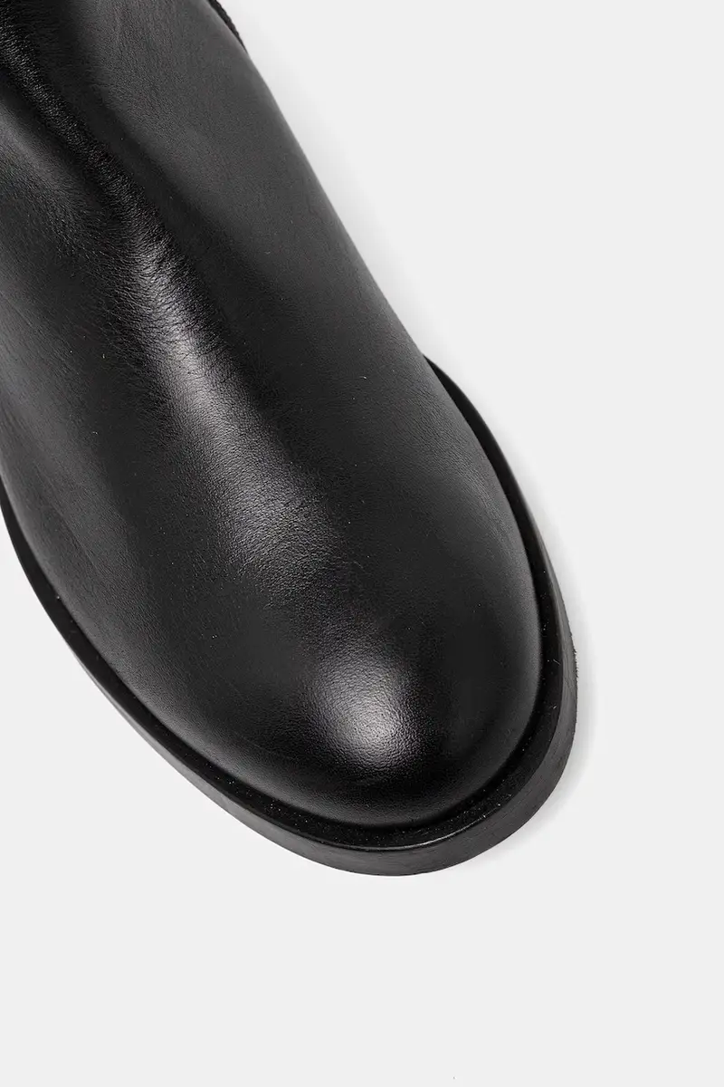 stivali in pelle MACARON CUIR donna colore nero 3300016/H22 miniatura 4