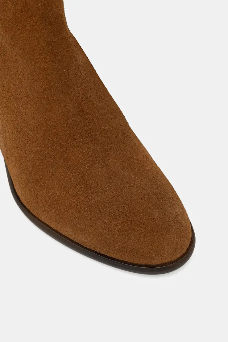 stivali in pelle scamosciata DILIA CROUTE donna colore marrone 3700188 miniatura 4