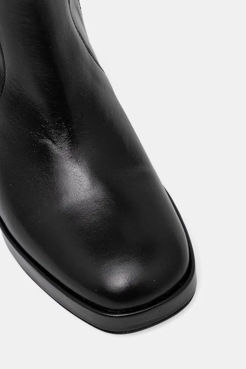 stivali in pelle VENDOME CUIR donna colore nero 3500102 miniatura 4