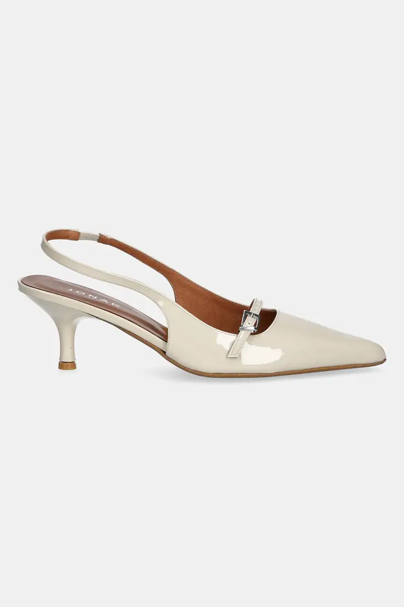 tacchi in pelle DAMOISELLE colore beige 3600187 miniatura 2