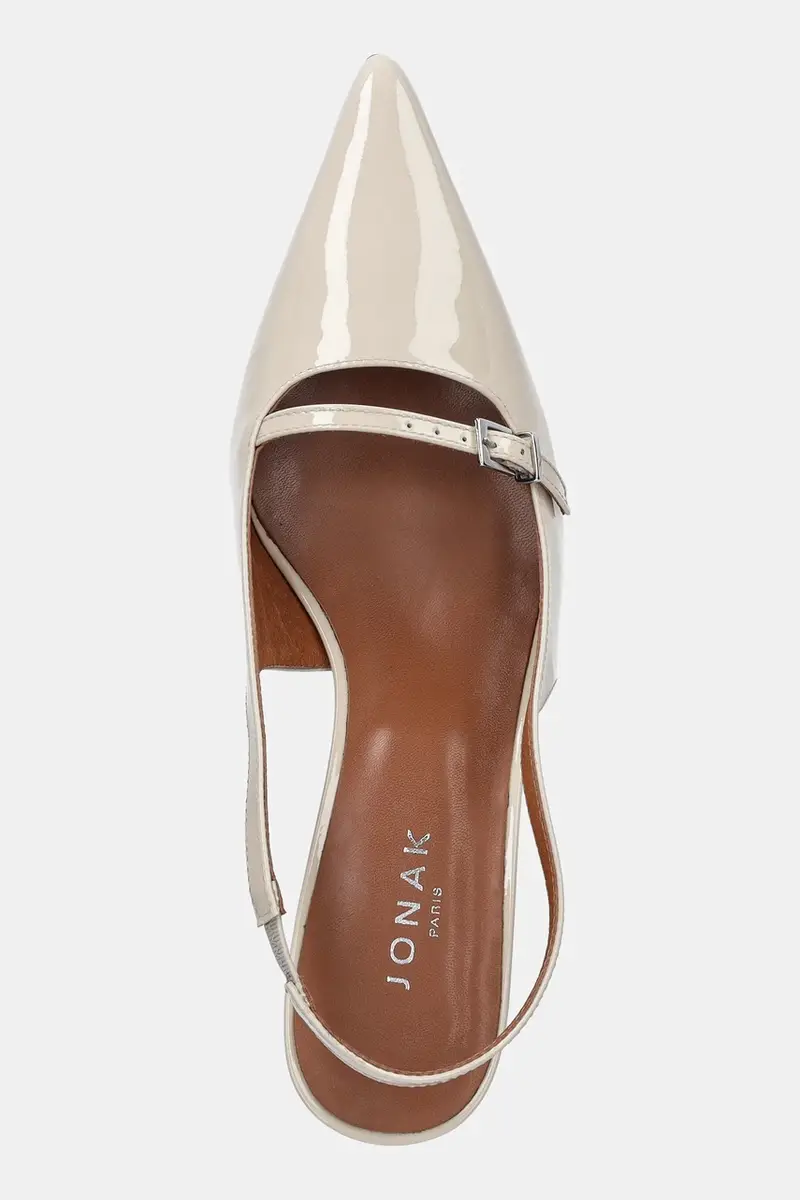 tacchi in pelle DAMOISELLE colore beige 3600187 miniatura 4