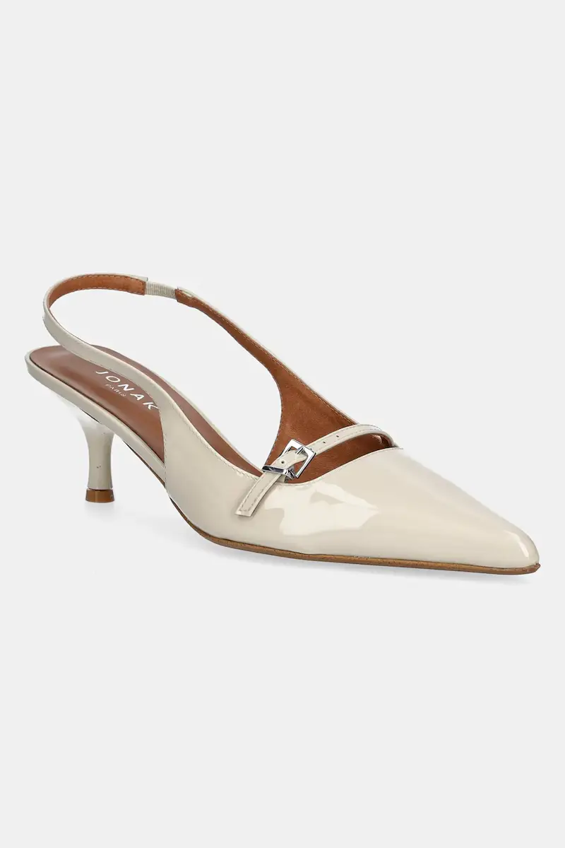 tacchi in pelle DAMOISELLE colore beige 3600187