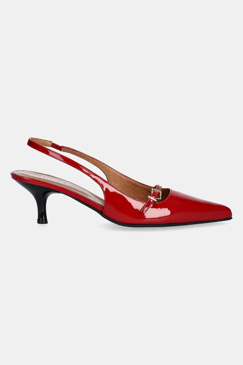 tacchi in pelle DAMOISELLE colore rosso 3600187 miniatura 2