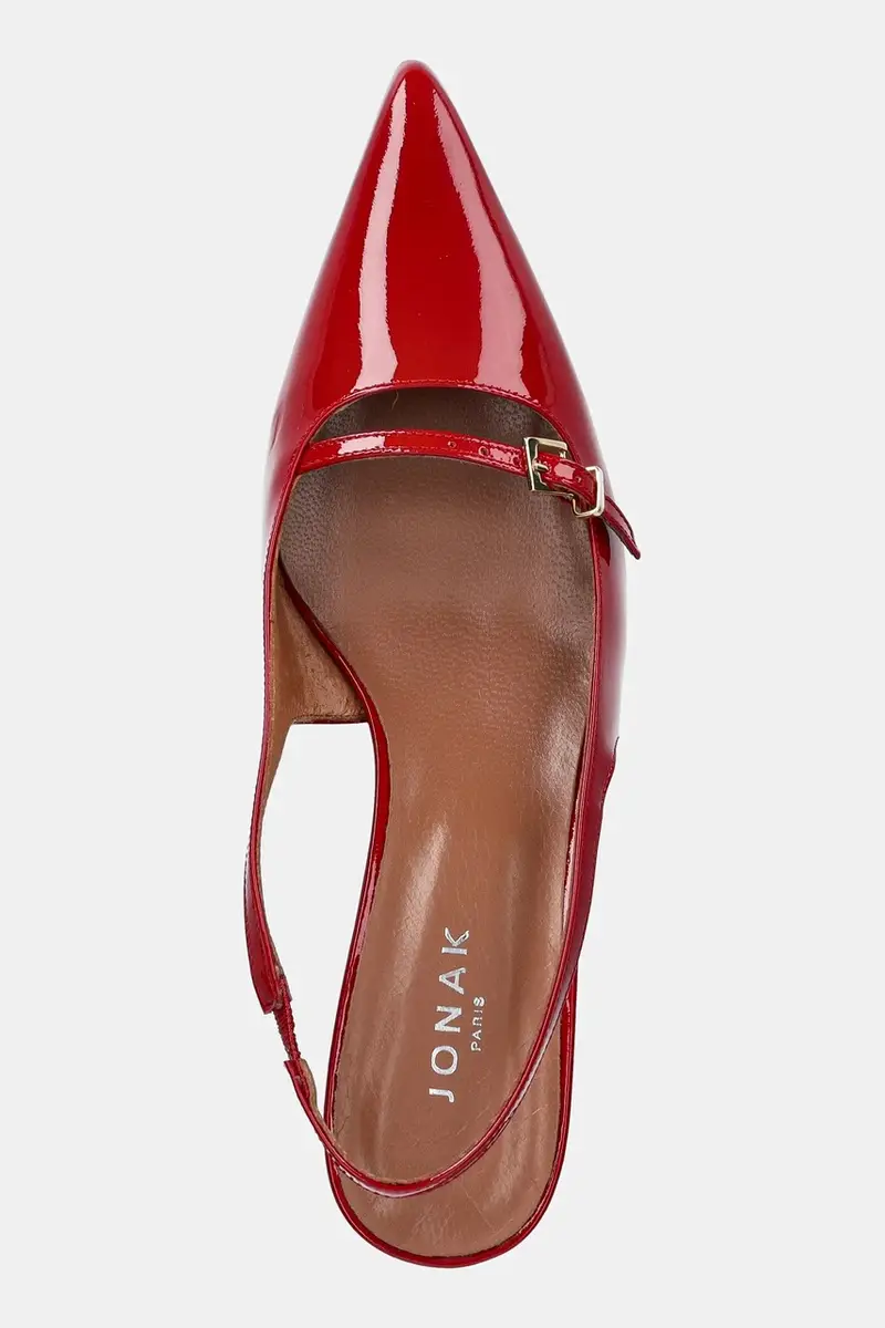 tacchi in pelle DAMOISELLE colore rosso 3600187 miniatura 4