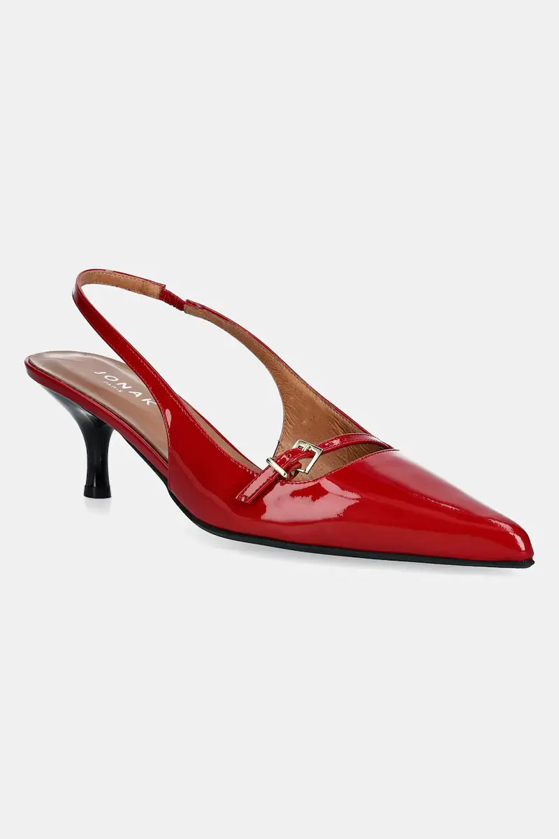 tacchi in pelle DAMOISELLE colore rosso 3600187