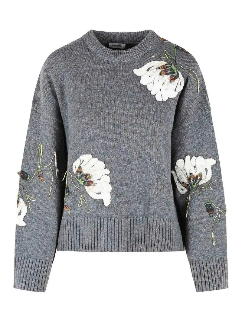 Maglione Dawna in lana e cashmere grigio
