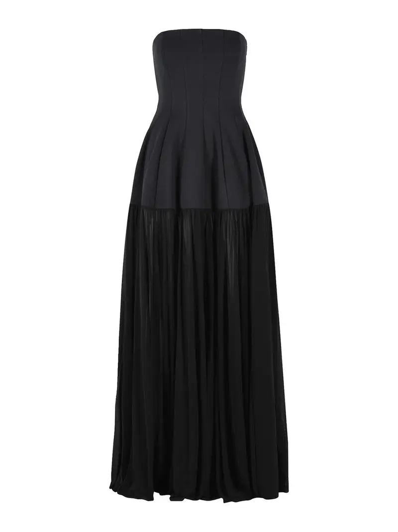 Vestito Sandrine in viscosa nera Nero