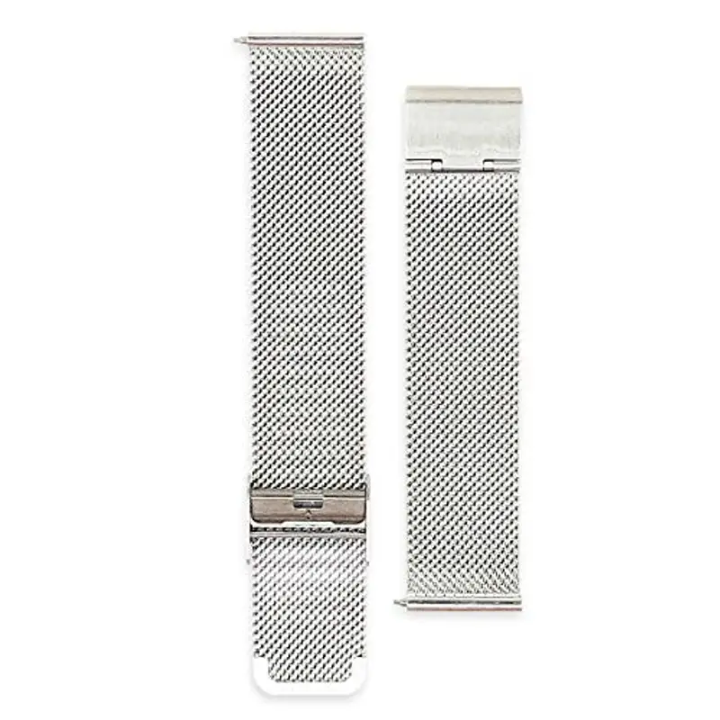 Jonurphy Cinturini per Orologio, Cinturino in Maglia Metallica di Ricambio in Acciaio Inossidabile da 16mm, Cinturino in miniatura 3