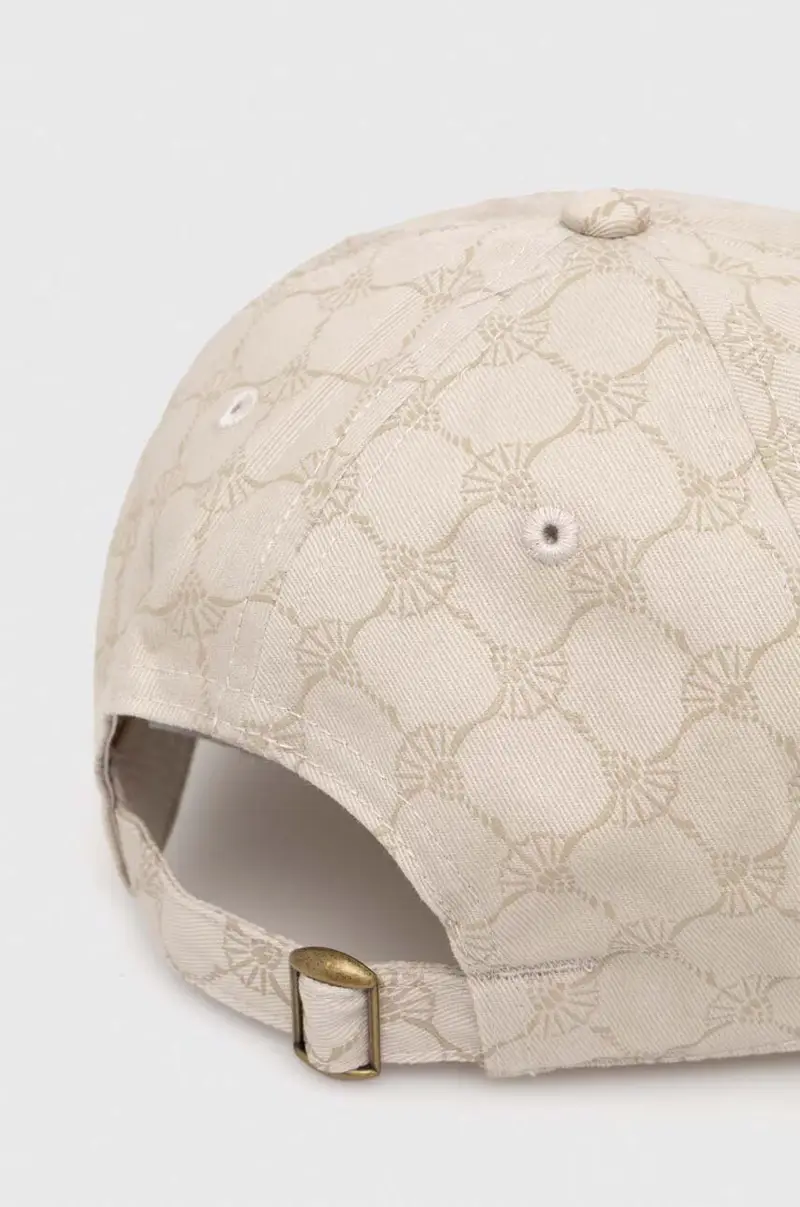 berretto da baseball in cotone colore beige miniatura 3