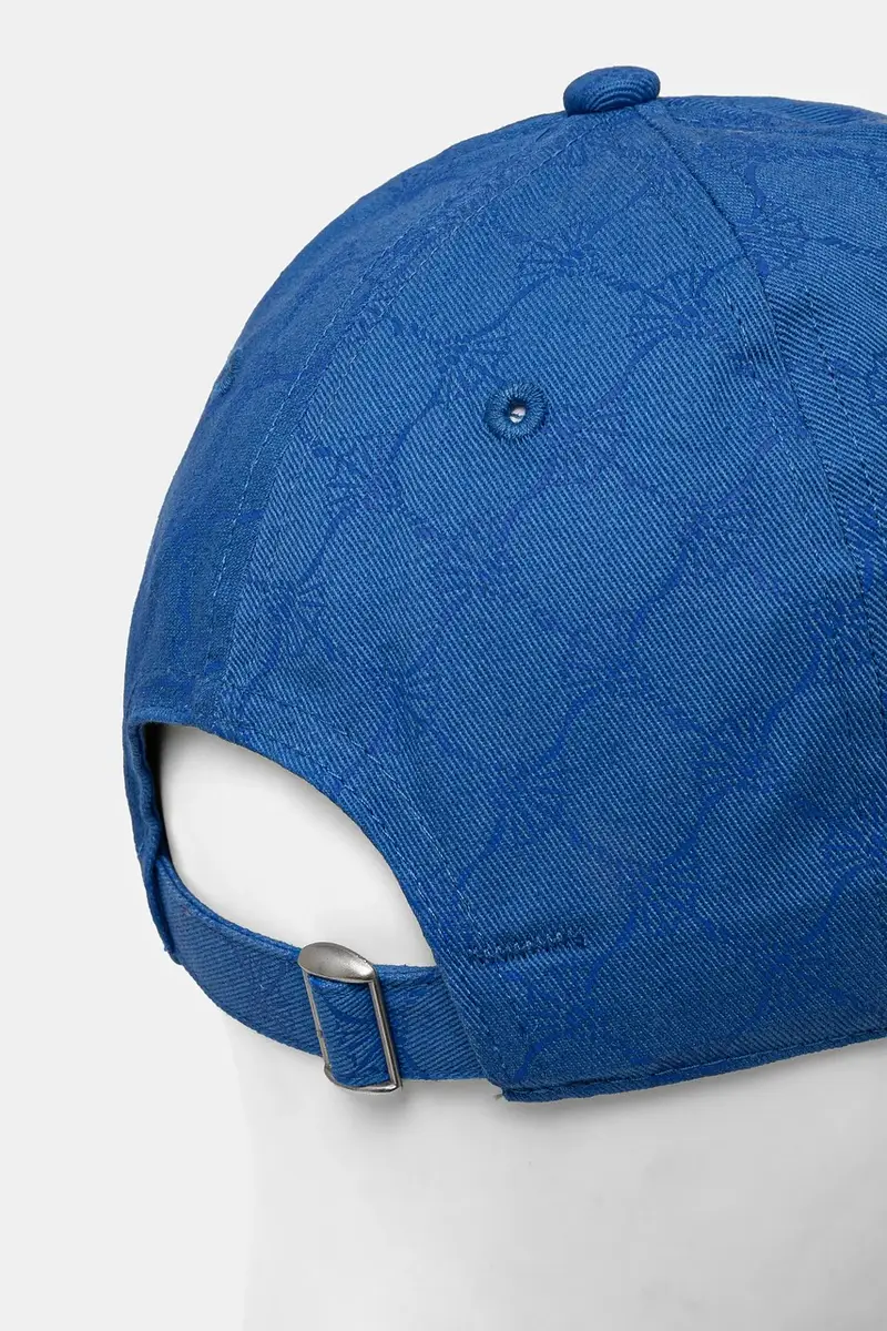 berretto da baseball in cotone colore blu miniatura 3