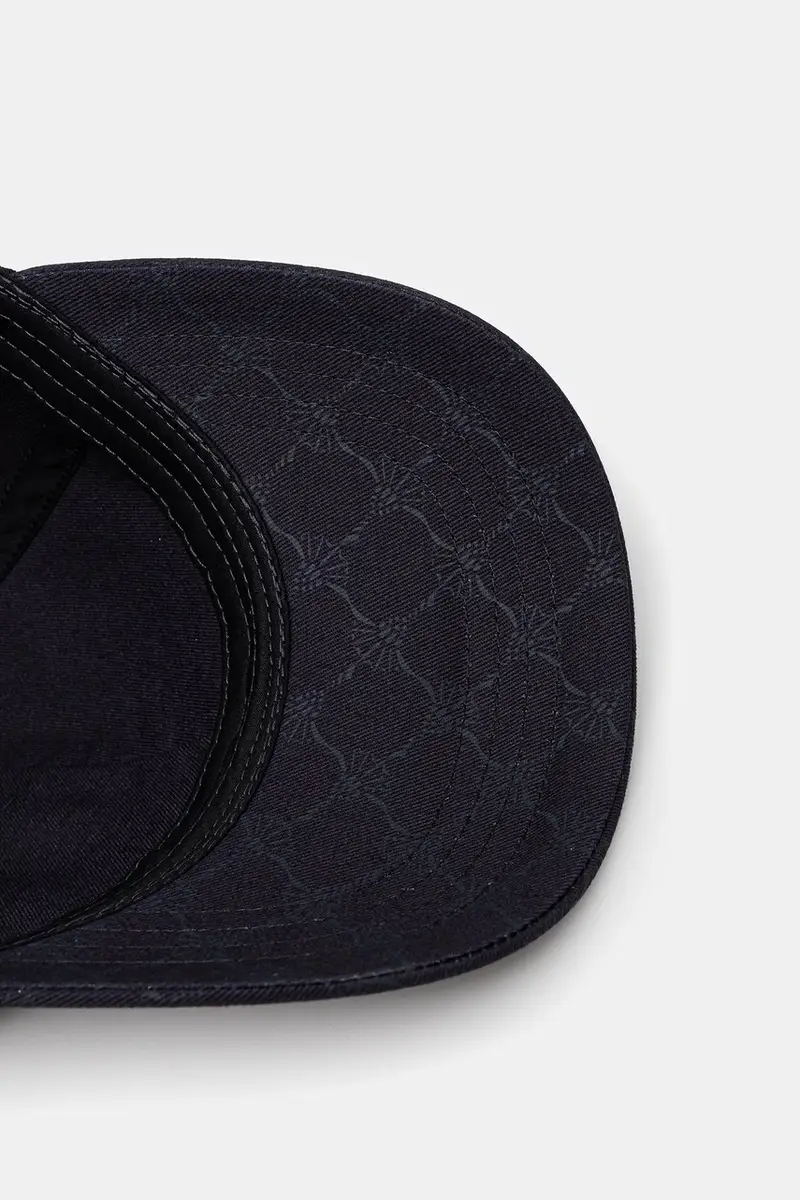 berretto da baseball in cotone colore blu navy con applicazione 30046802 miniatura 4