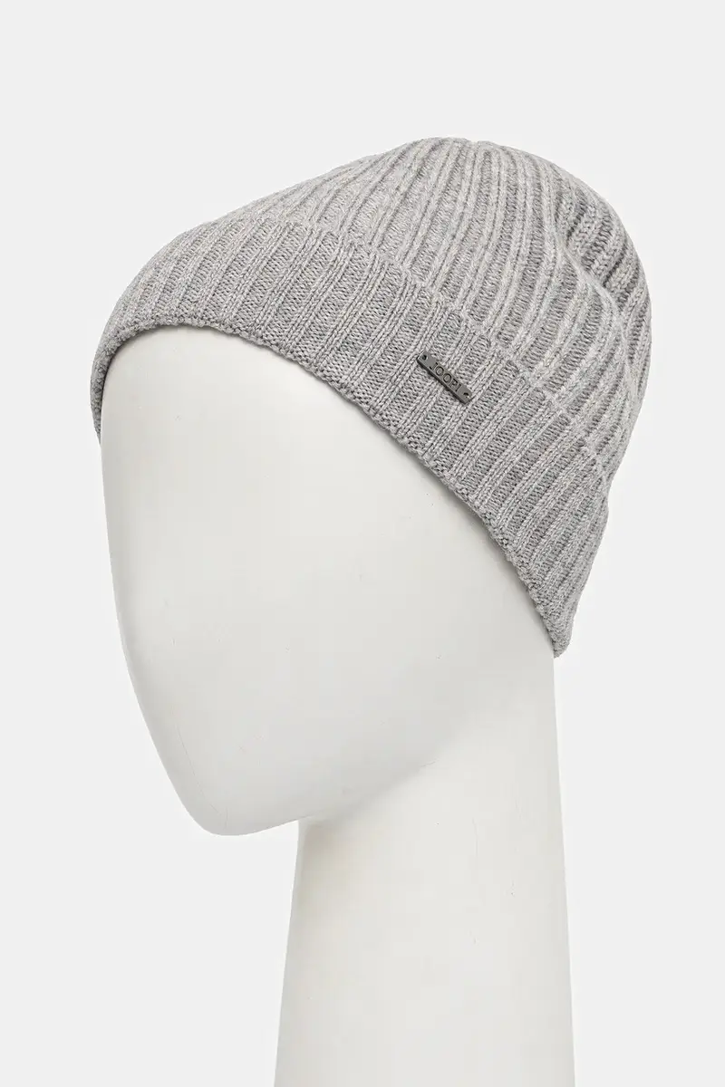 berretto in lana colore nero 30033196 Grigio miniatura 2