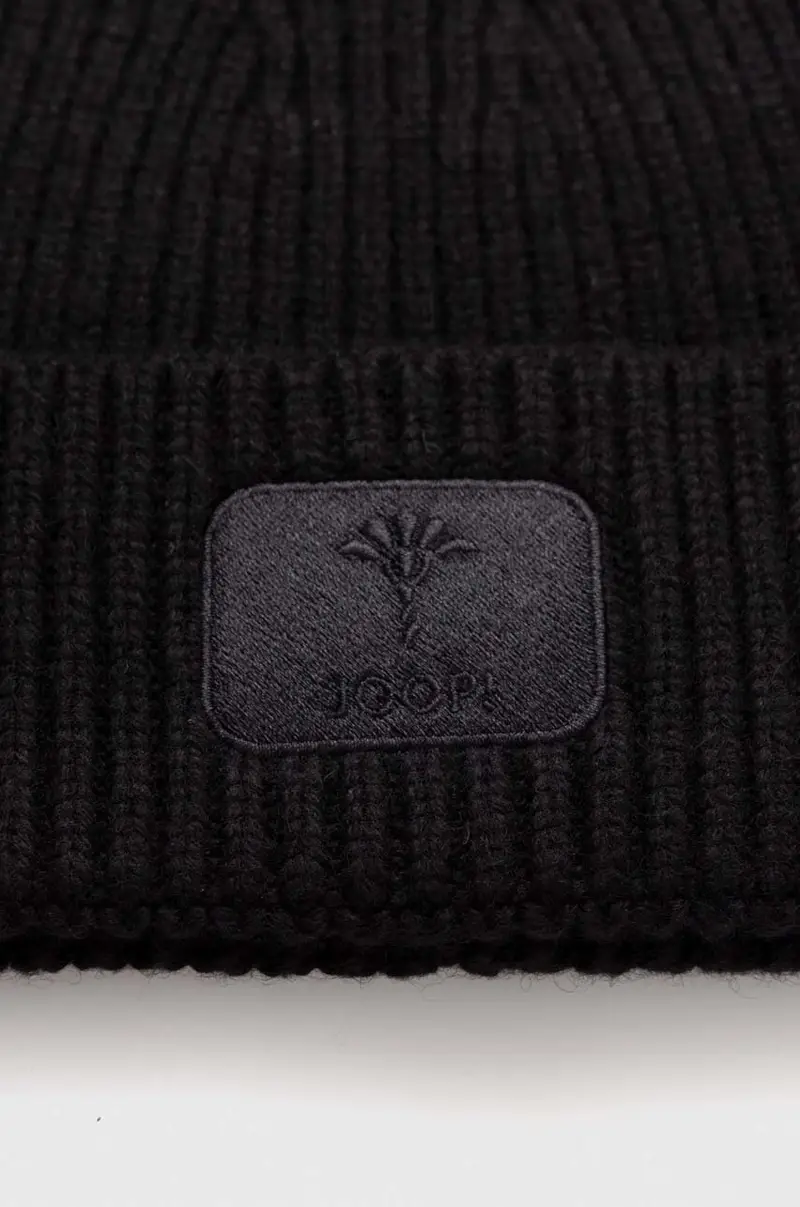 berretto in lana colore nero miniatura 3