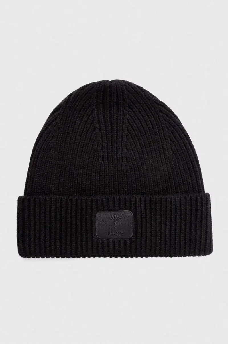 berretto in lana colore nero