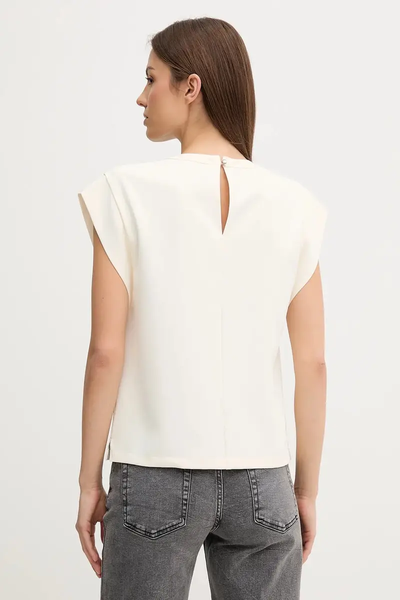 camicetta donna colore beige 30048081 miniatura 3