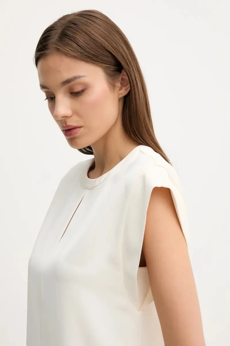 camicetta donna colore beige 30048081 miniatura 4