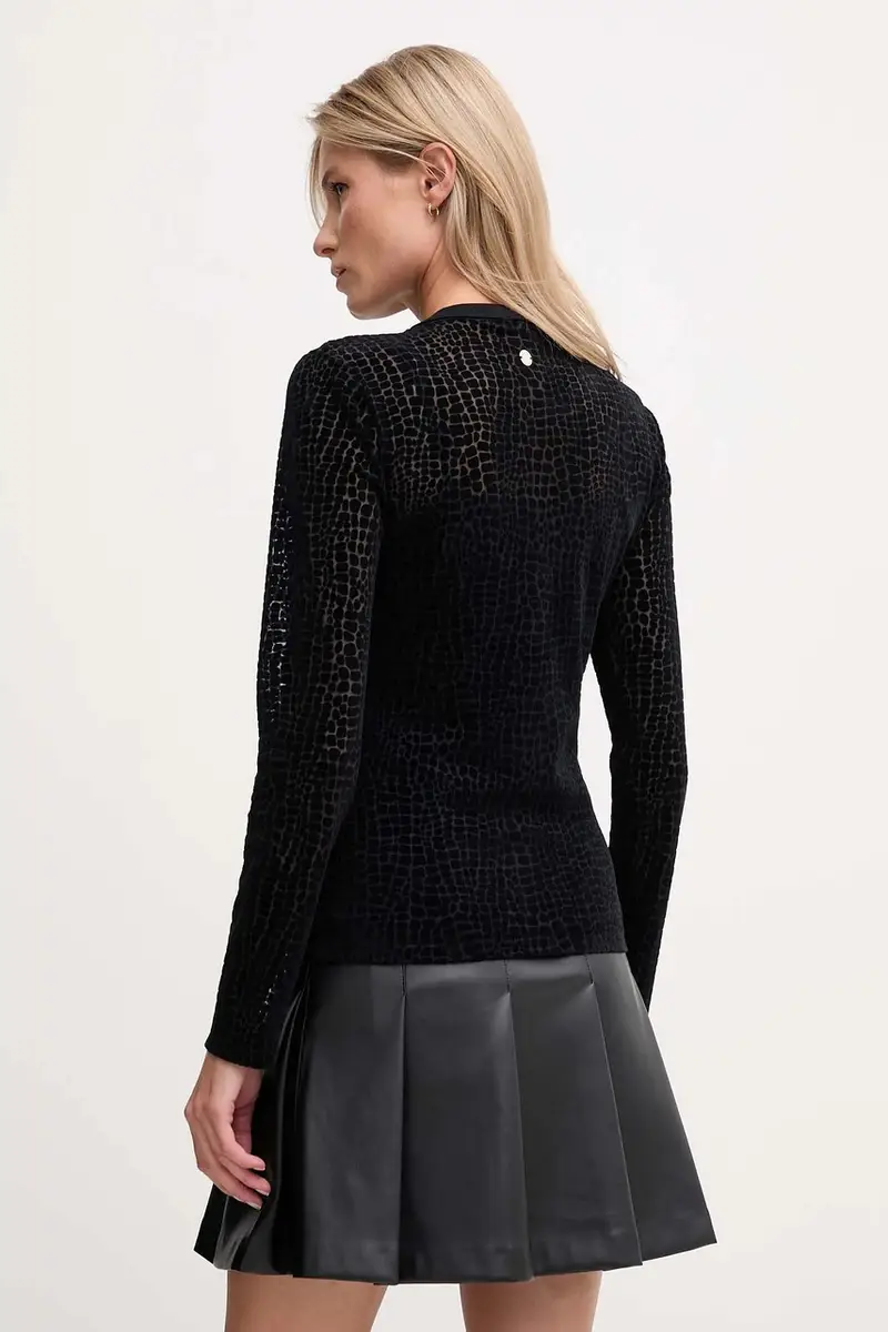 camicia a maniche lunghe colore nero 30048291 miniatura 3