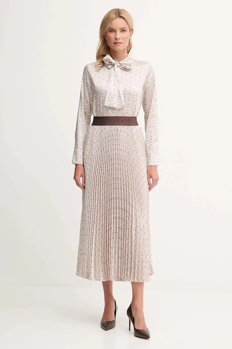 camicia donna colore beige 30048630 miniatura 2