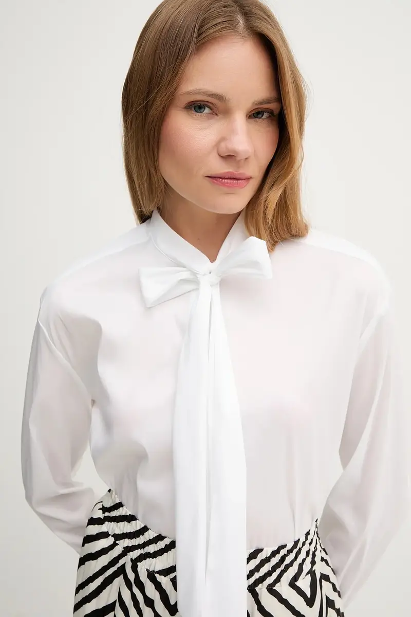 camicia donna colore bianco 30047570 miniatura 4