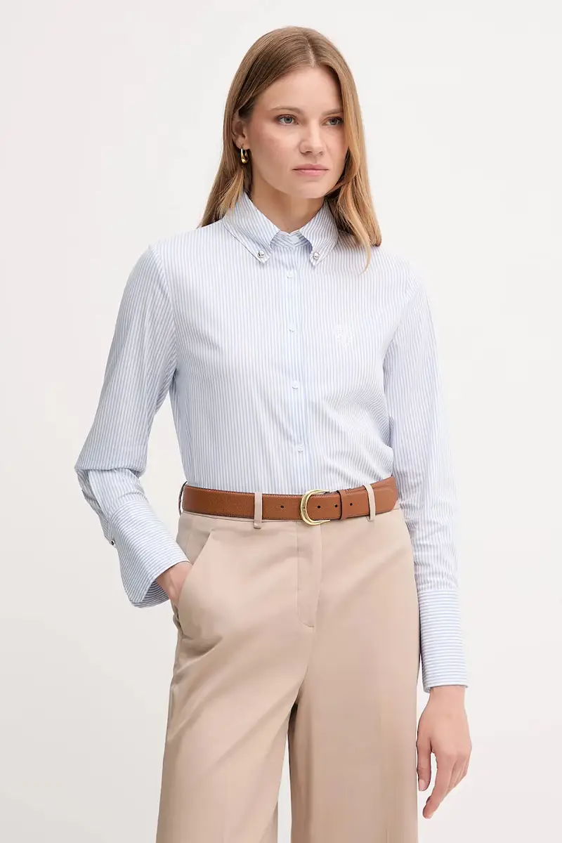 camicia donna colore blu 30047563