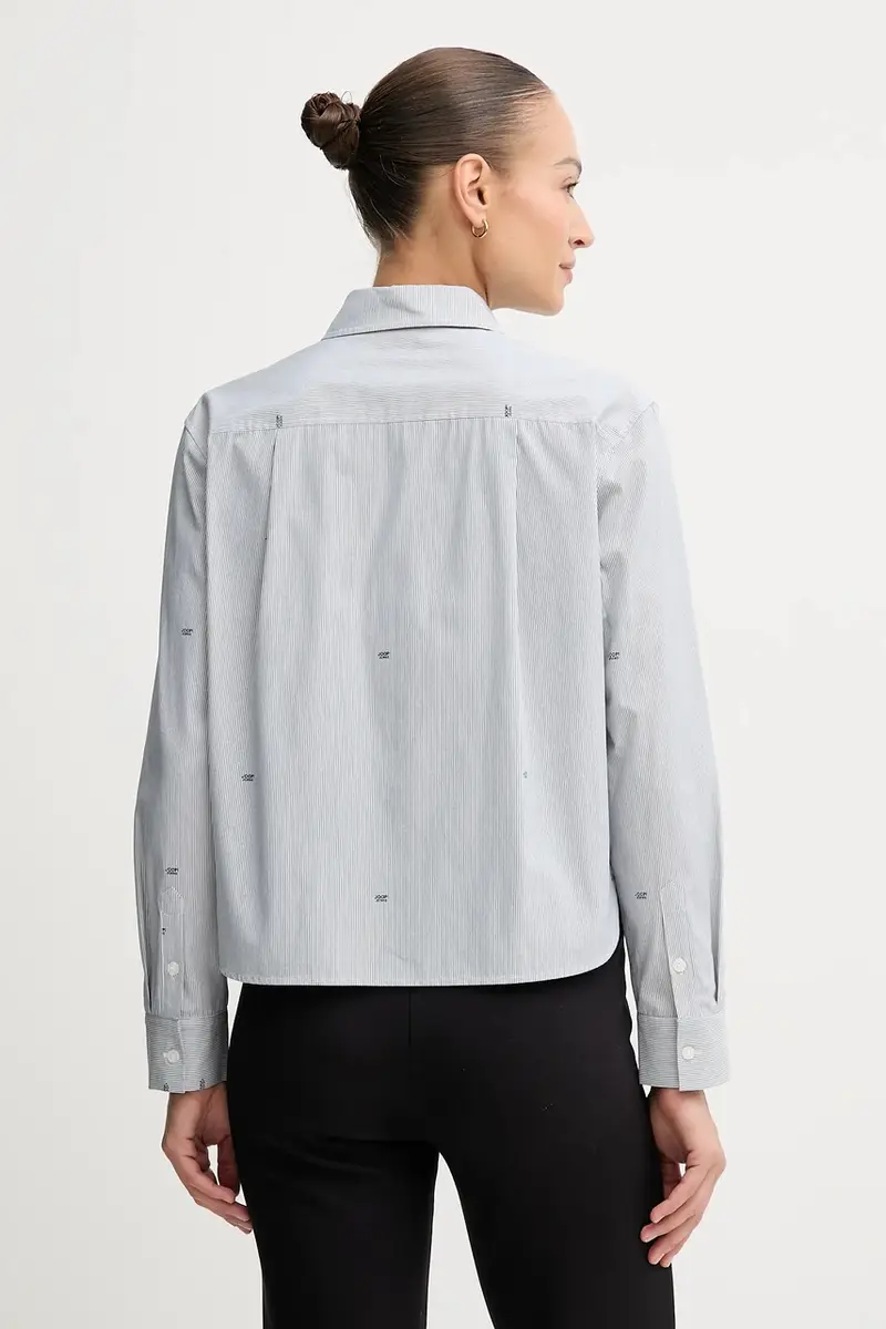 camicia in cotone donna colore grigio 30048940 miniatura 3