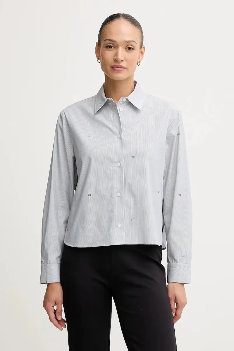 camicia in cotone donna colore grigio 30048940