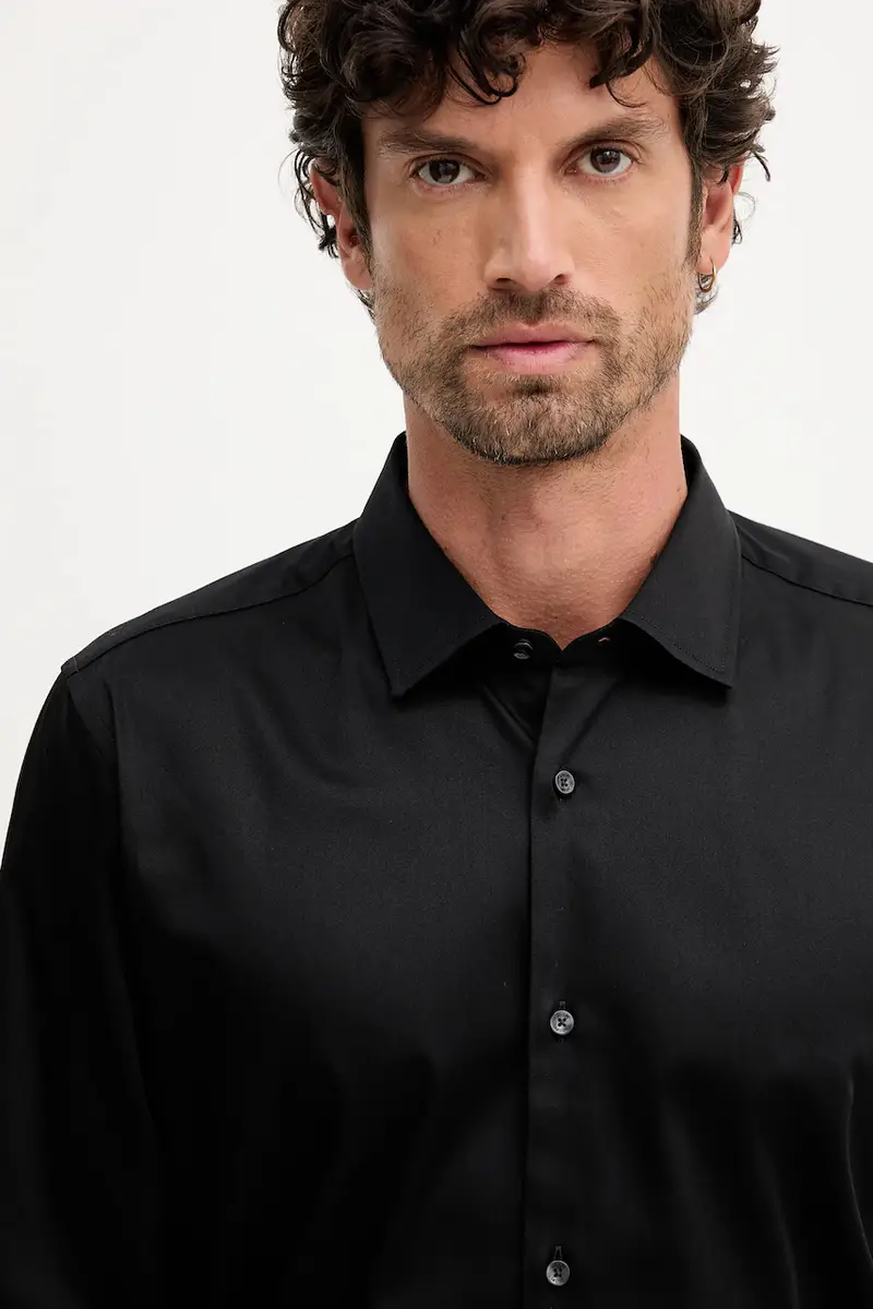 camicia uomo colore nero 30044608 miniatura 4