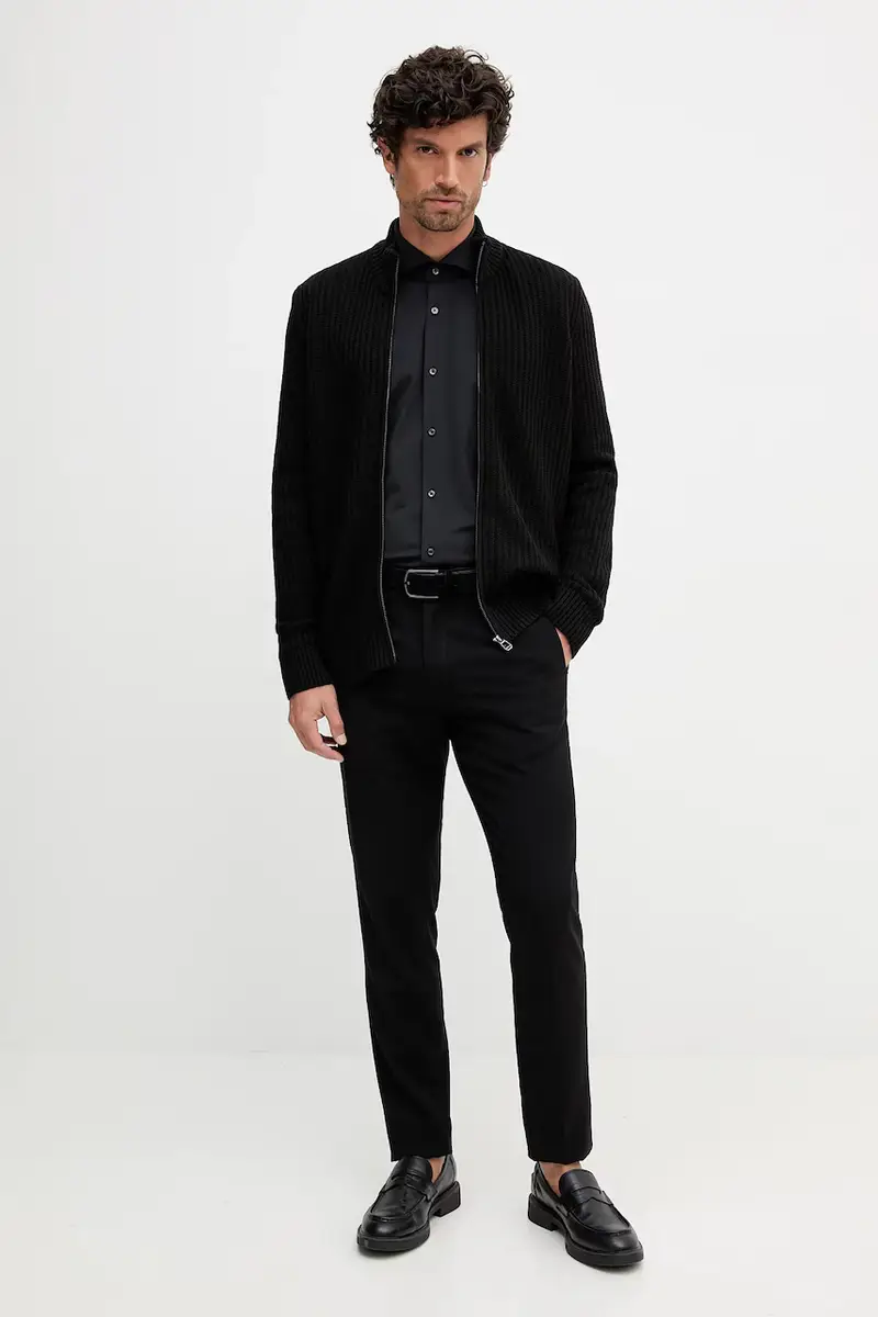 camicia uomo colore nero 30048248 miniatura 2