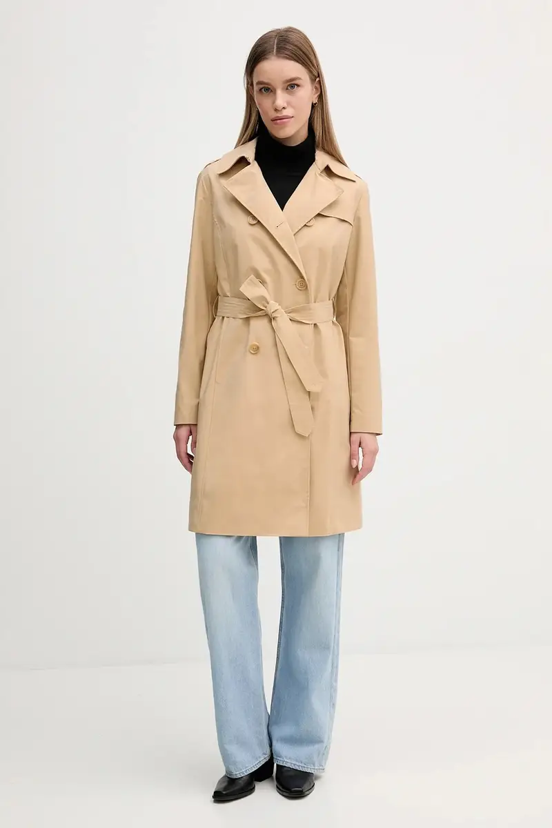 cappotto donna colore nero 30044769 10017375 Beige miniatura 2