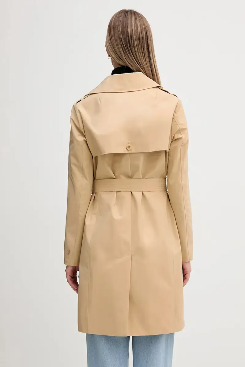 cappotto donna colore nero 30044769 10017375 Beige miniatura 3