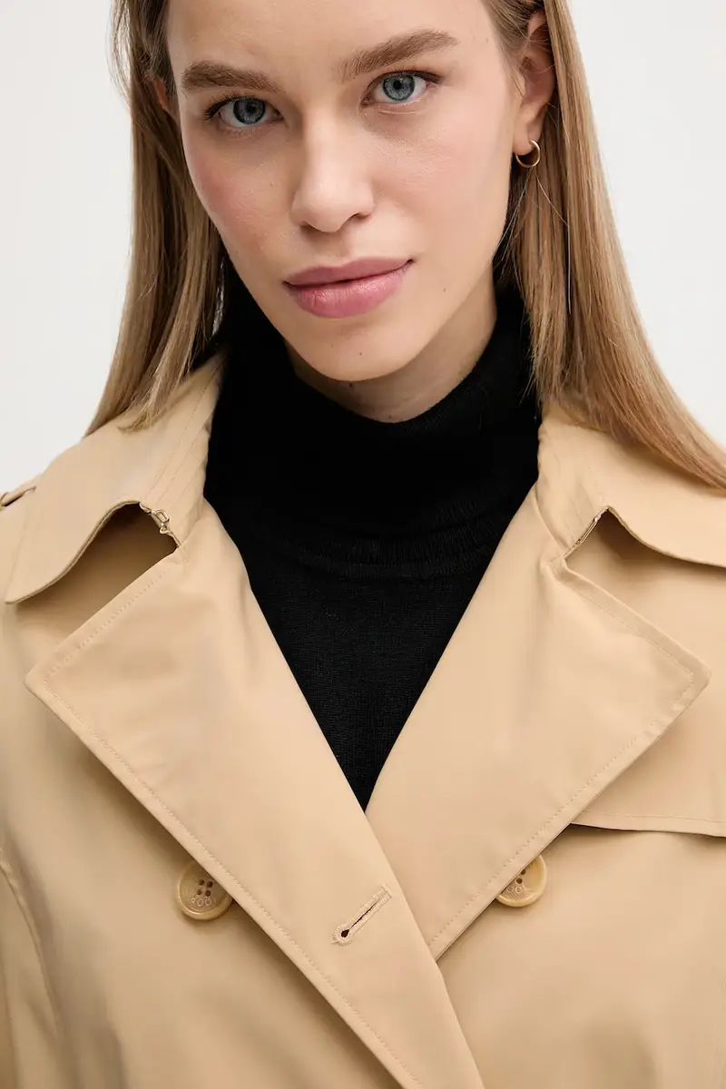 cappotto donna colore nero 30044769 10017375 Beige miniatura 4