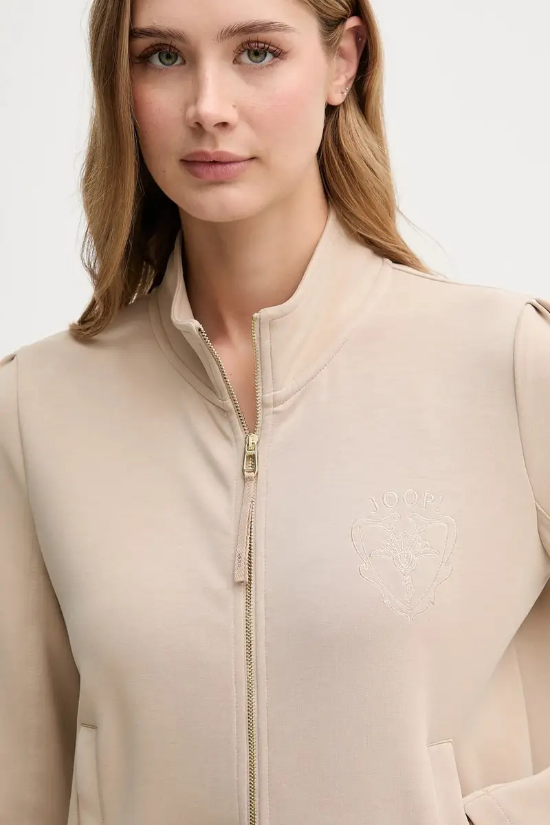 felpa donna colore beige 30047776 miniatura 4