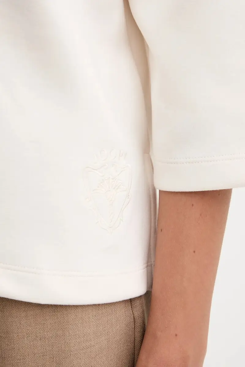 felpa donna colore beige 30048596 miniatura 5