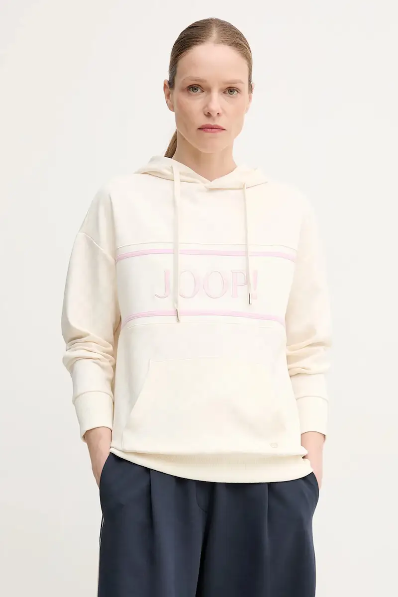 felpa donna colore beige con cappuccio 30030062 10007096