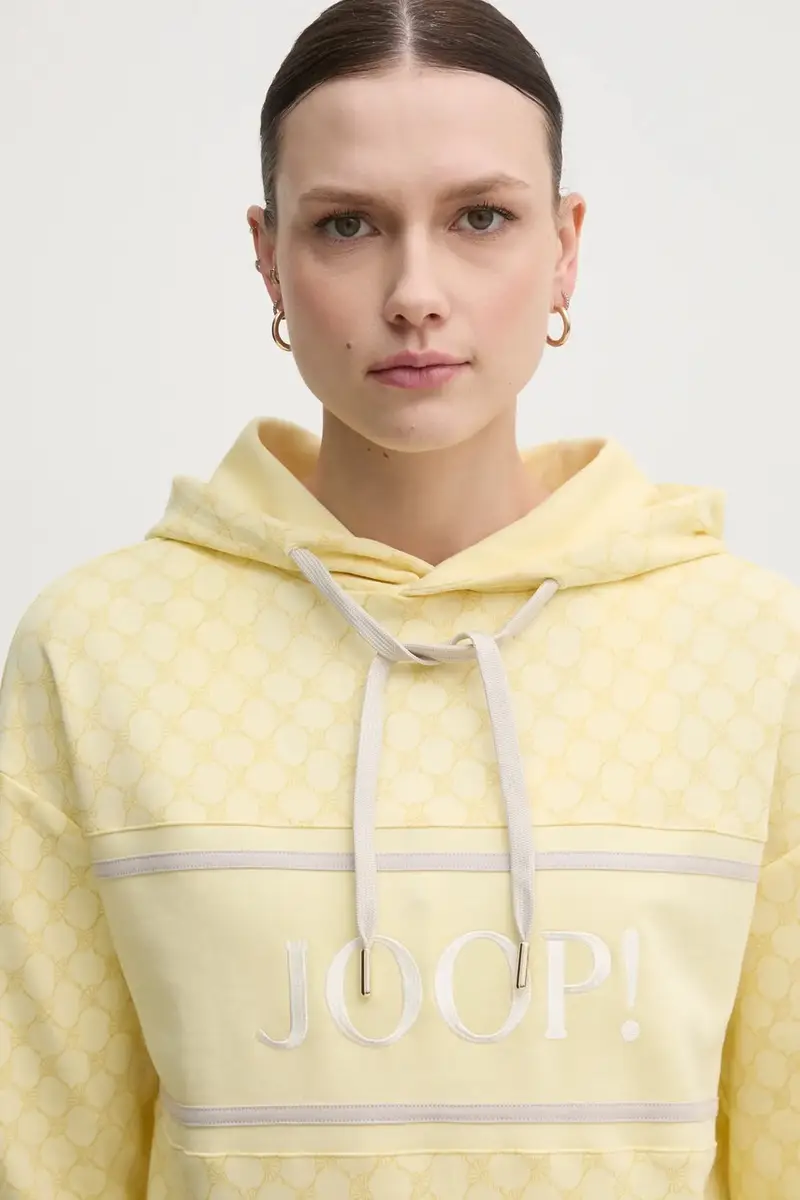 felpa donna colore giallo con cappuccio 30030062 10007096 miniatura 4