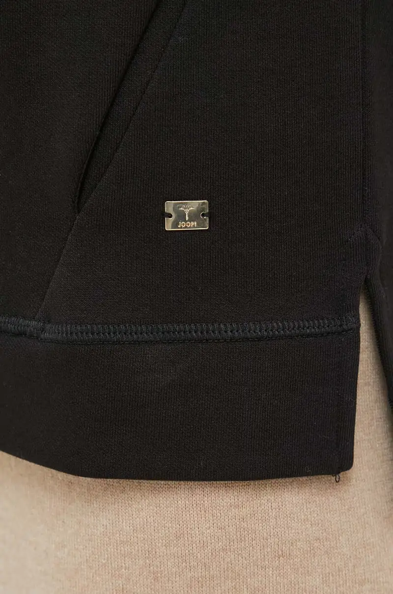 felpa donna colore nero con cappuccio miniatura 5