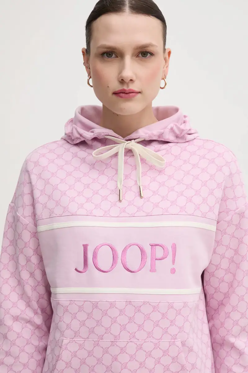 felpa donna con cappuccio 30030062 10007096 Rosa miniatura 4