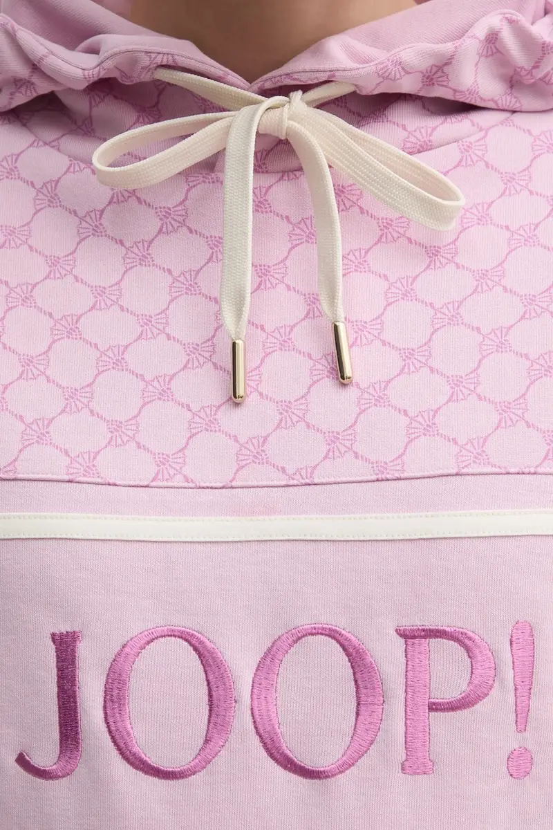 felpa donna con cappuccio 30030062 10007096 Rosa miniatura 5