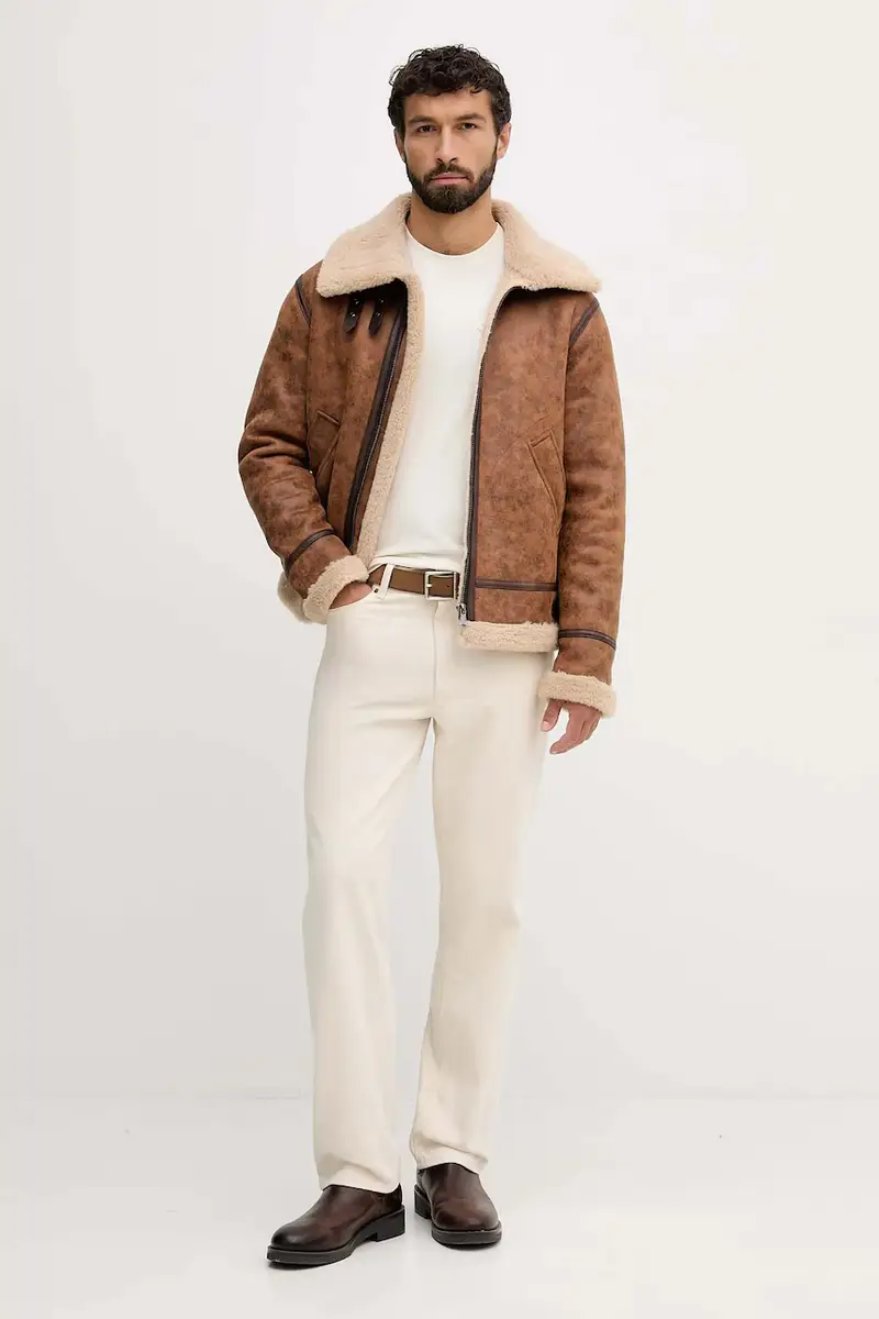 giacca colore marrone 30048775 miniatura 2