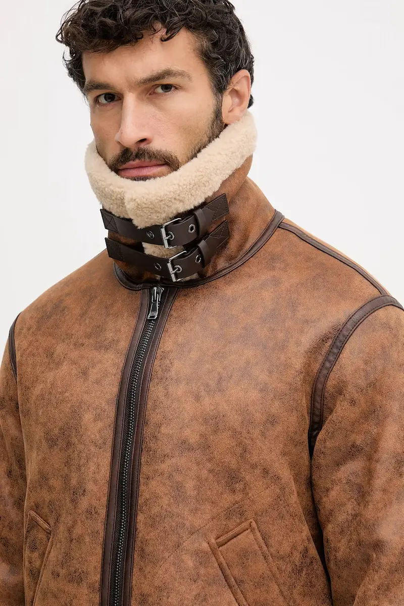 giacca colore marrone 30048775 miniatura 4