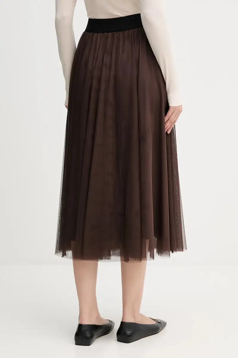 gonna colore rosa 30046657 Marrone miniatura 3