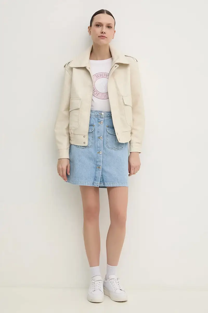 gonna di jeans colore blu 30046659 miniatura 2