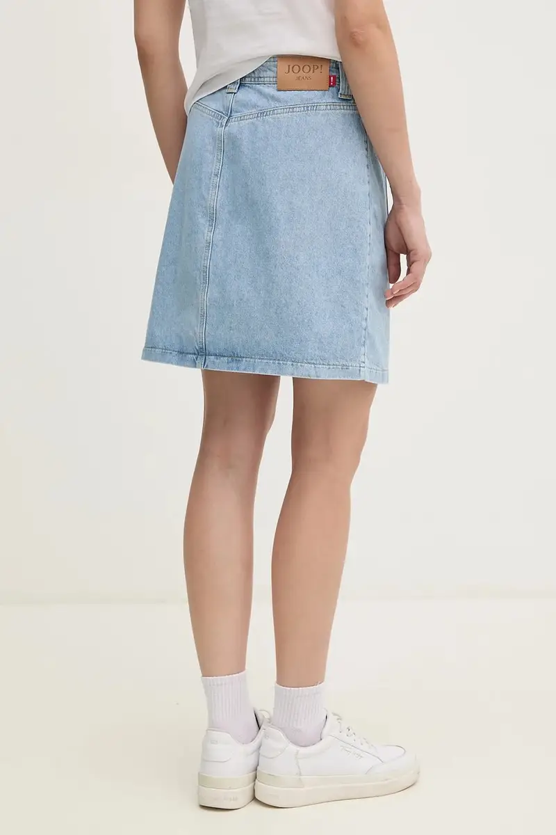 gonna di jeans colore blu 30046659 miniatura 3