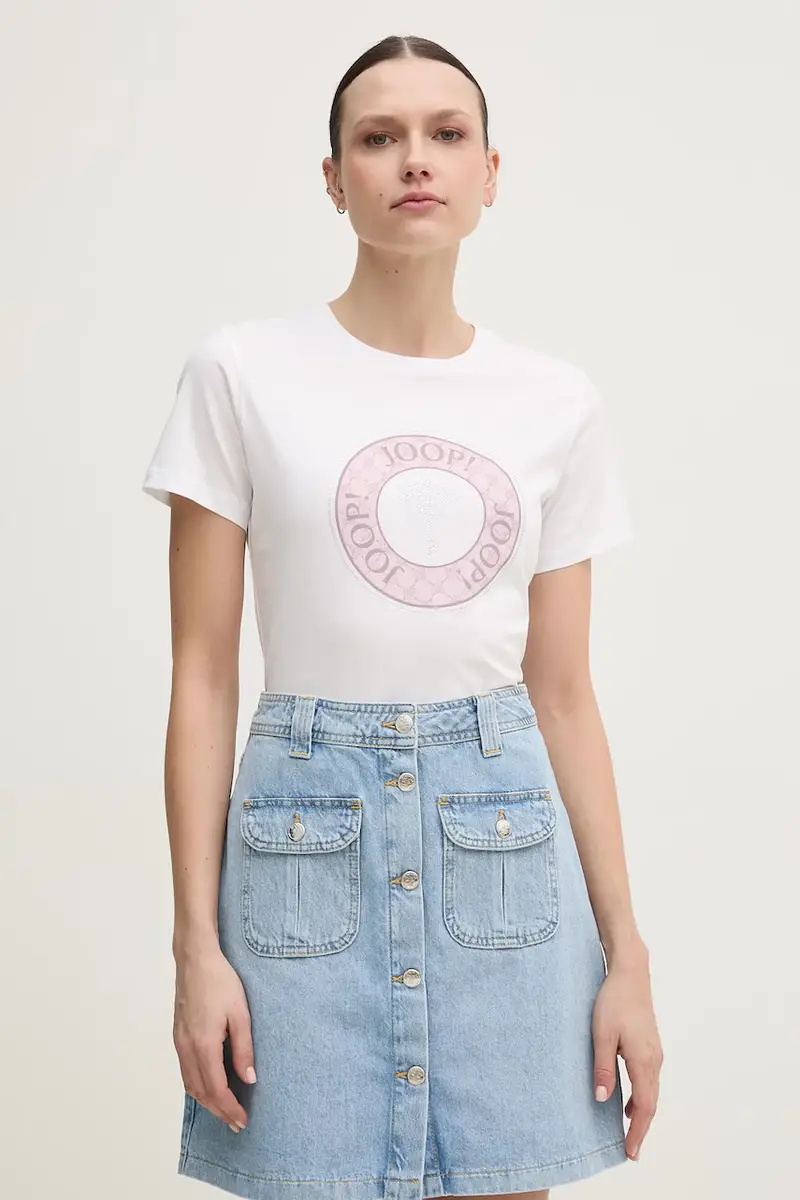 gonna di jeans colore blu 30046659 miniatura 4