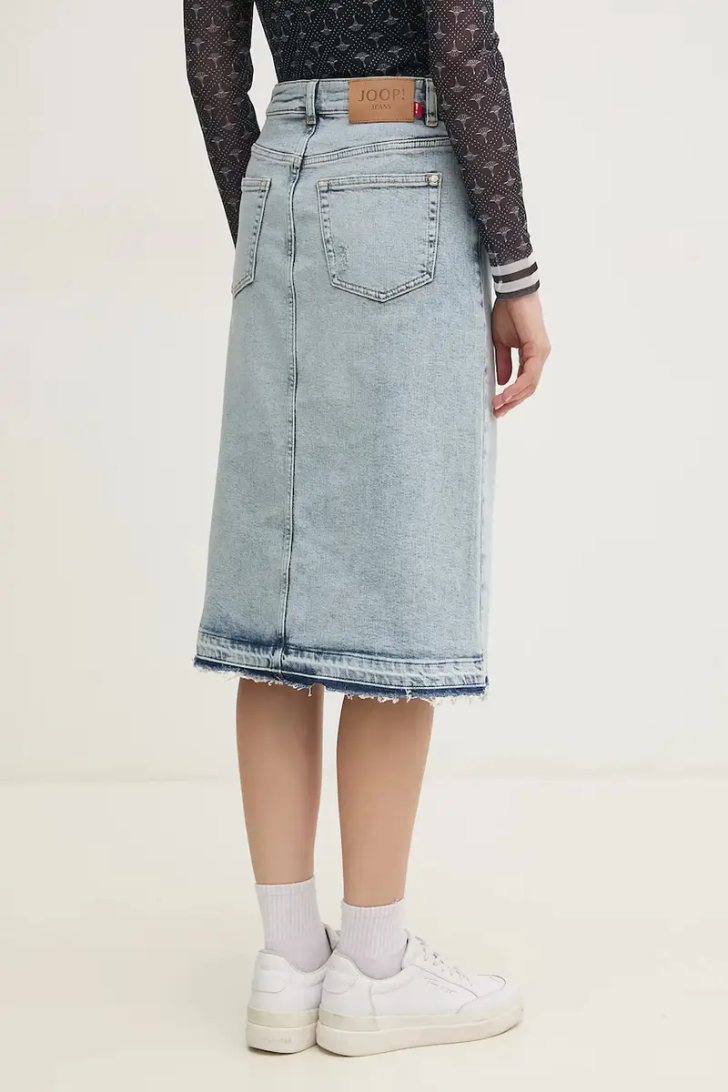 gonna di jeans colore blu 30046660 miniatura 3