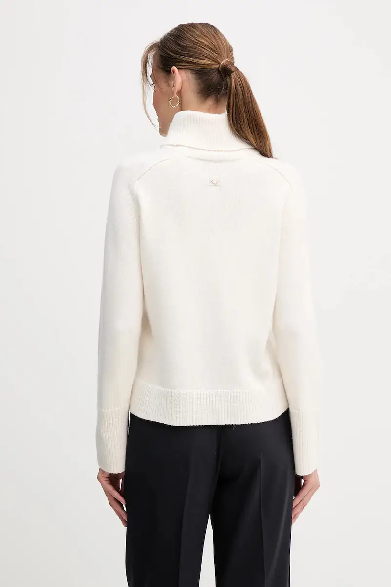 maglione con lana colore beige 30049417 miniatura 3