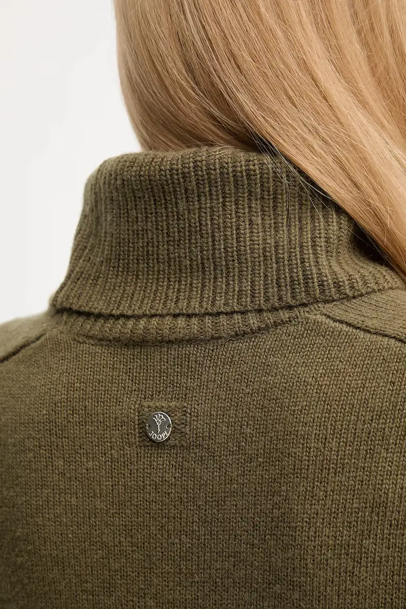 maglione con lana colore verde 30049417 miniatura 5