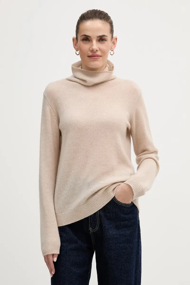 maglione in cachemirie Beige
